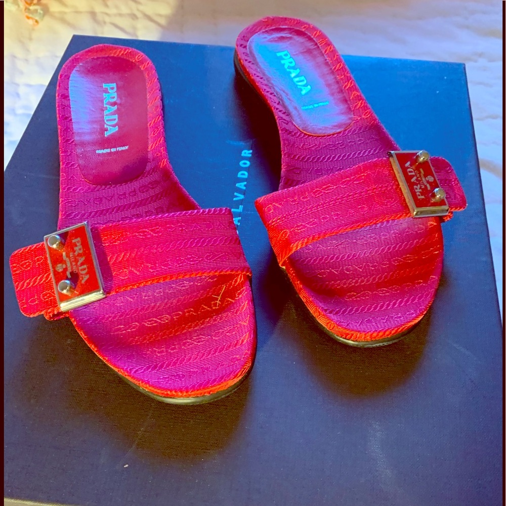 PRADA Slip On Sandals